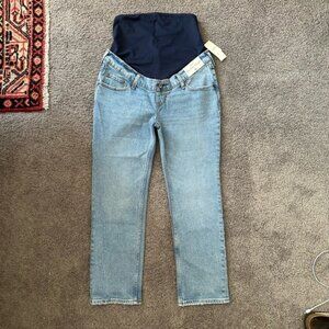 NWT: Abercrombie Ankle Straight Maternity Jeans